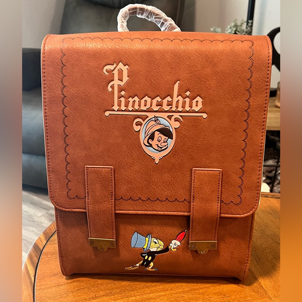 LOUNGEFLY Disney Pinocchio Satchel Backpack - BRAND NEW W/TAGS